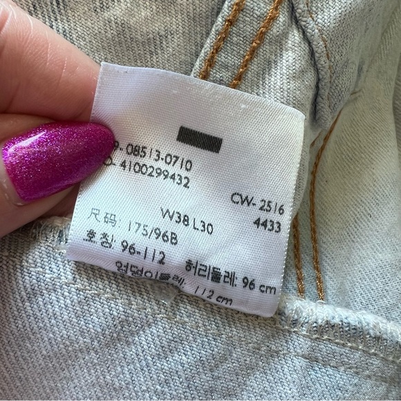 Levi’s Rare Sample Acid Wash Denim Trucker Jacket - Picture 8 of 9